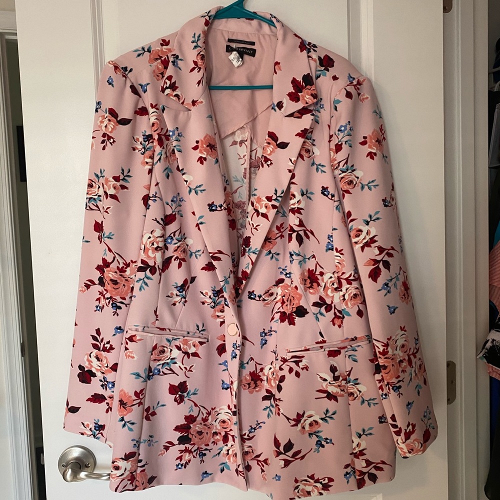 Lane Bryant Floral Blazer
